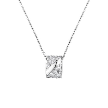 [Super CiCi ]LIENS EVIDENCE DIAMOND PAVED NECKLACE