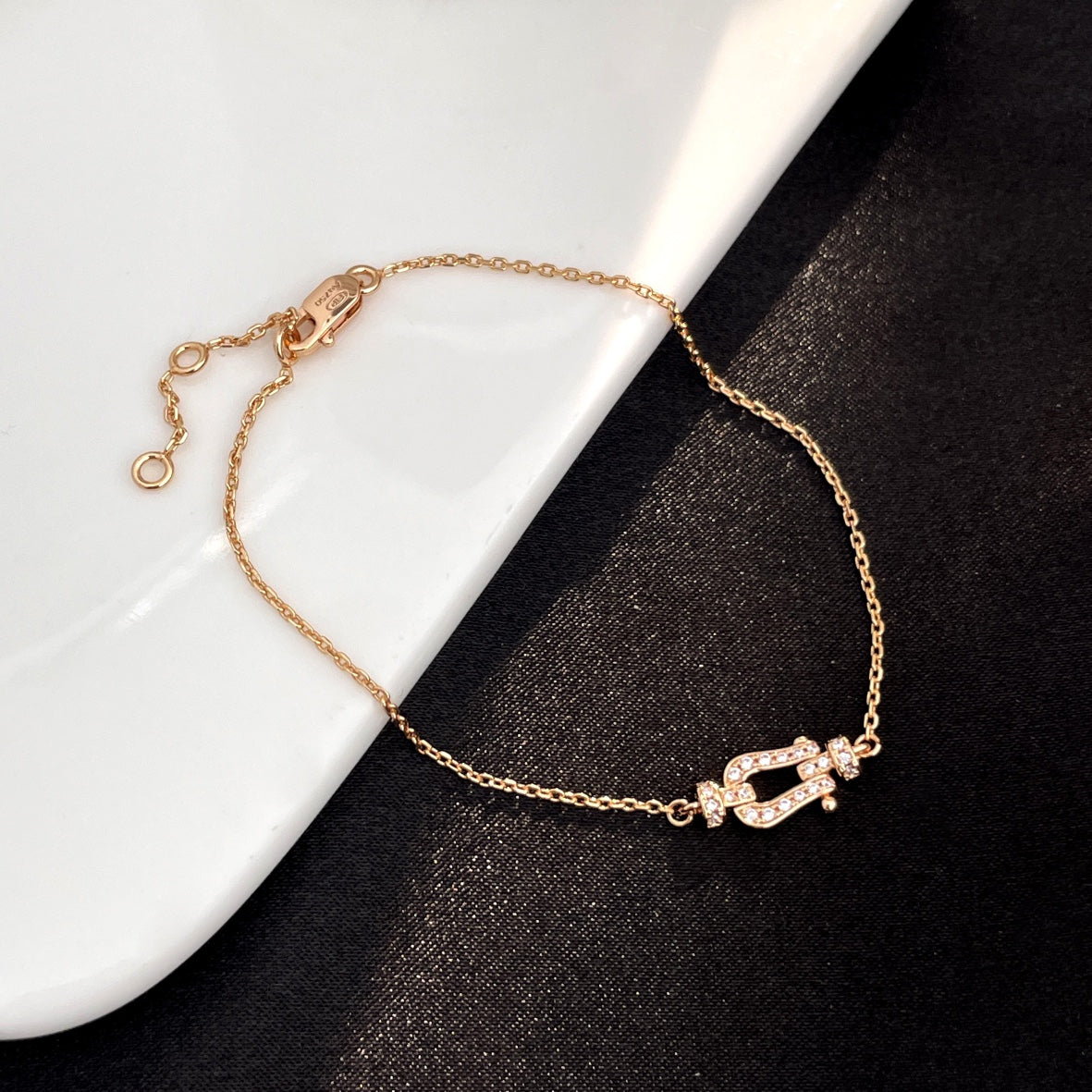 [Super CiCi ]FORCE 10 FULL DIAMOND BUCKLE CHAIN LINK MINI MODEL