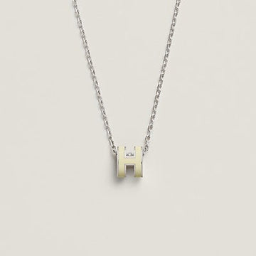 [Super CiCi ]HM CLIC YELLOW ENAMEL GOLD NECKLACE