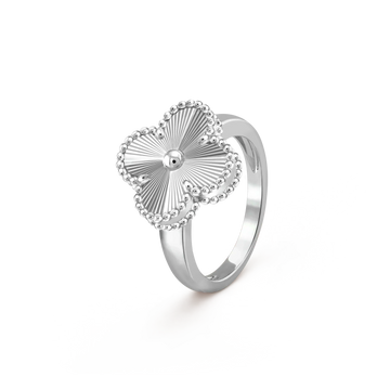 [Super CiCi ]CLOVER SILVER RING