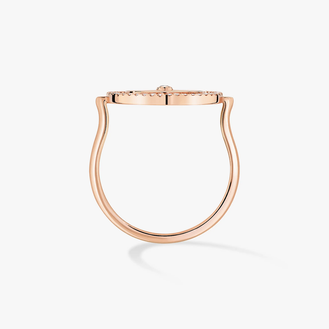 [Super CiCi]Lucky Move Rose Gold Diamond Ring