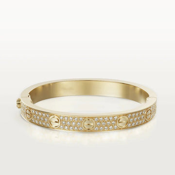 [Super CiCi ]LOVE BRACELET 6.1MM DIAMOND-PAVED
