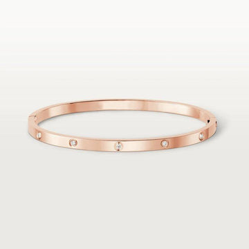[Super CiCi ]LOVE BRACELET 3.65MM 10 DIAMONDS