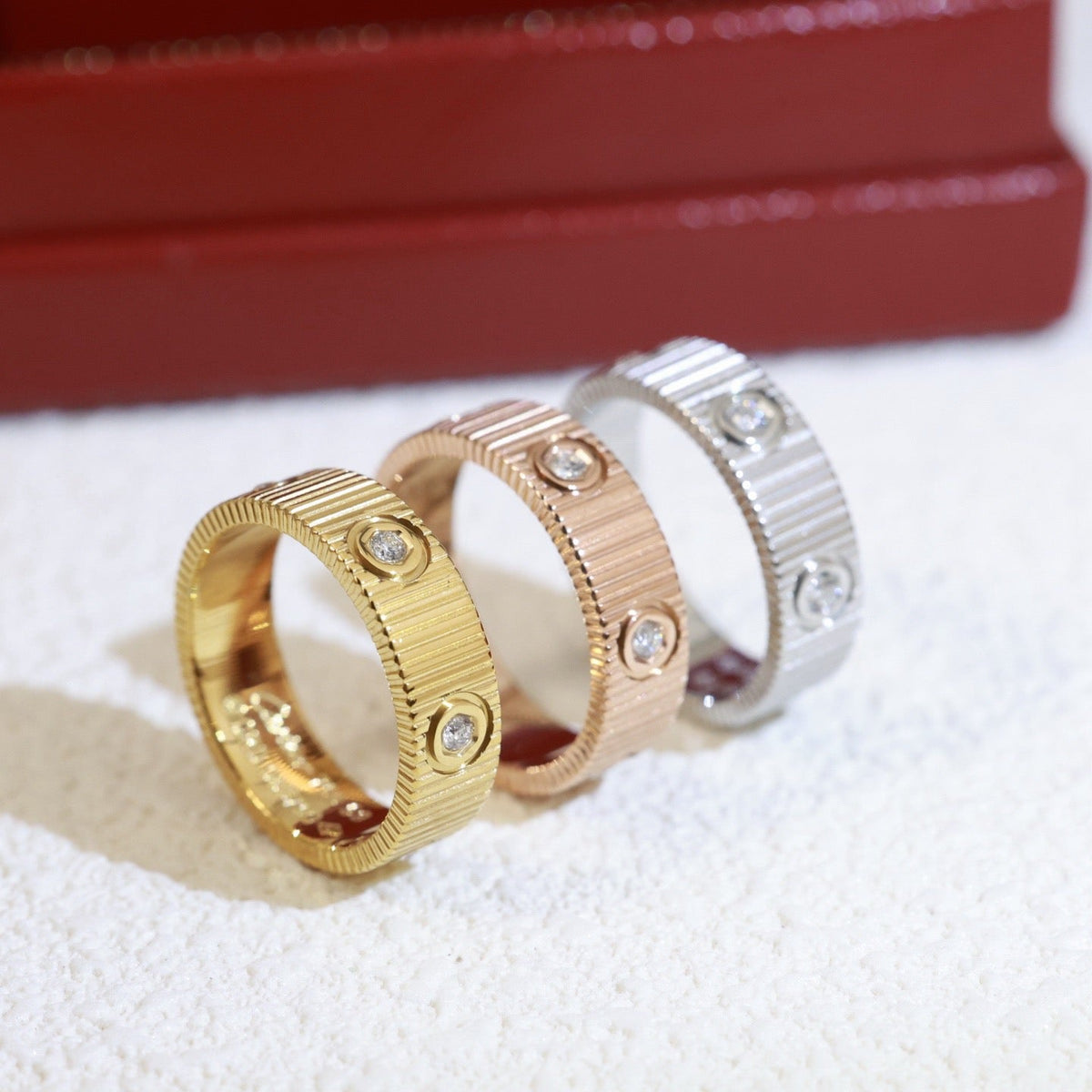 [Super CiCi]LOVE 6.5MM UNLIMITED RING, 6 DIAMONDS