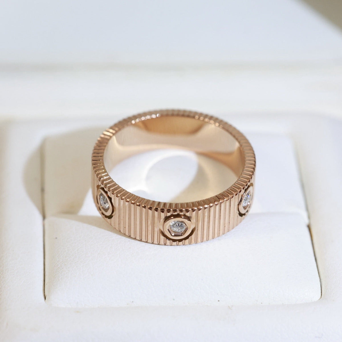 [Super CiCi]LOVE 6.5MM UNLIMITED RING, 6 DIAMONDS