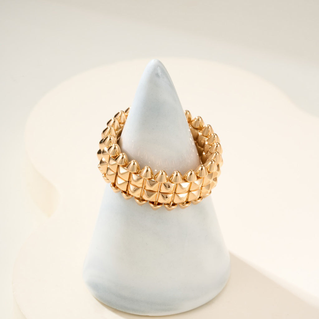 [Super CiCi] CLASH 9.2MM DOUBLE ROW RING