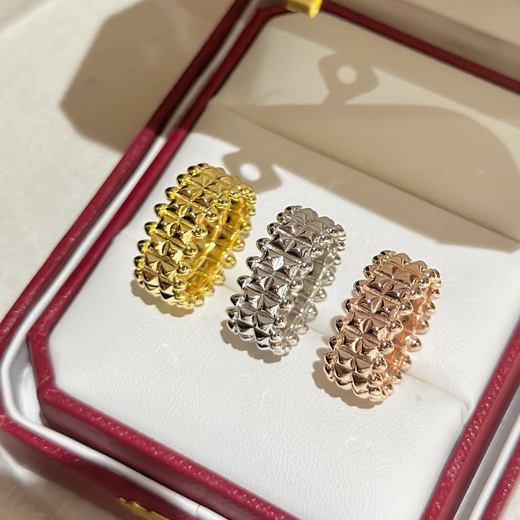 [Super CiCi] CLASH 9.2MM DOUBLE ROW RING