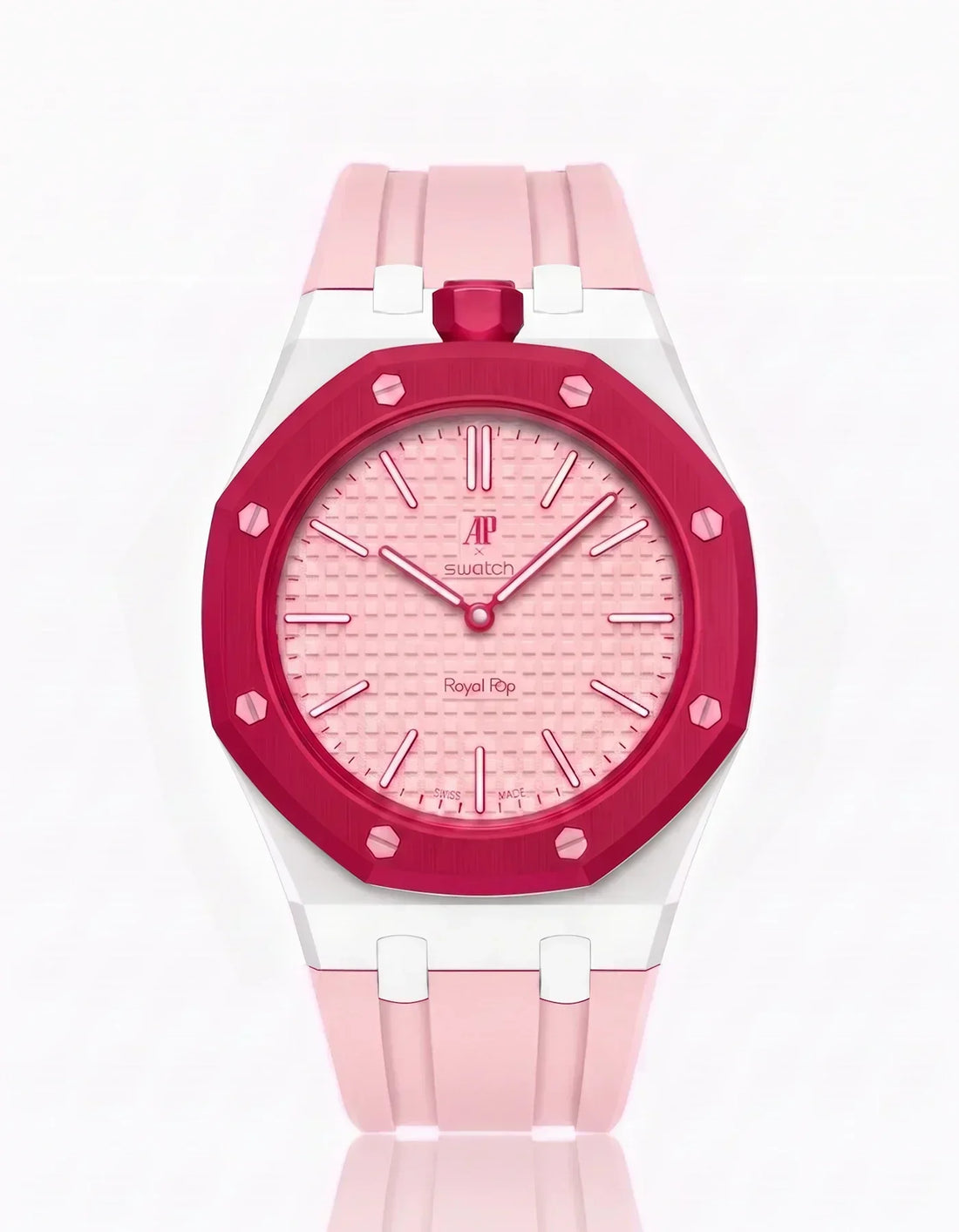 Silicone Strap &  Case  Royal Pop Otto Rosso(Customize  Colors)