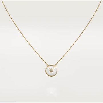 [Super CiCi ]AMULETTE ROSE GOLD MOP NECKLACE