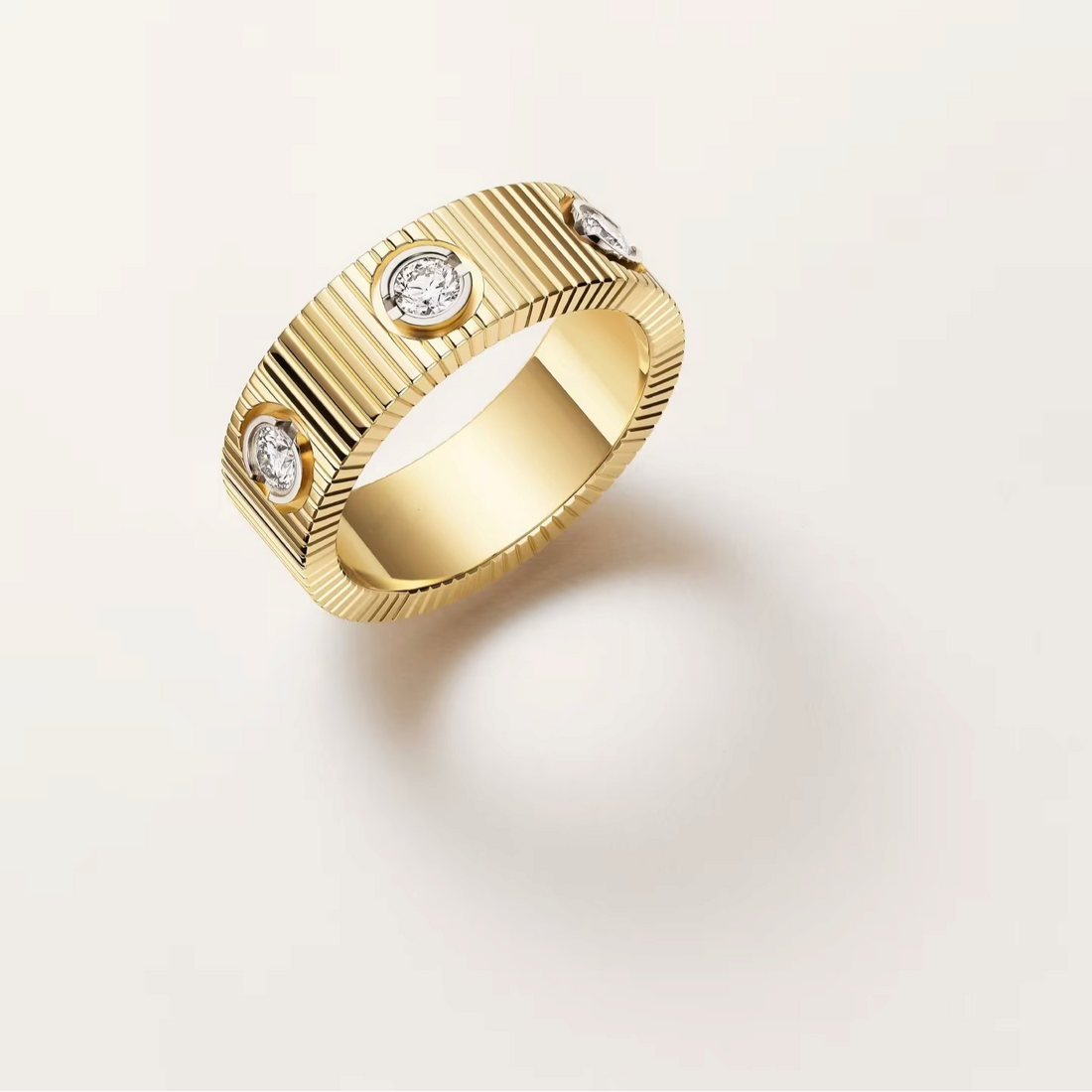 [Super CiCi]LOVE 6.5MM UNLIMITED RING, 6 DIAMONDS