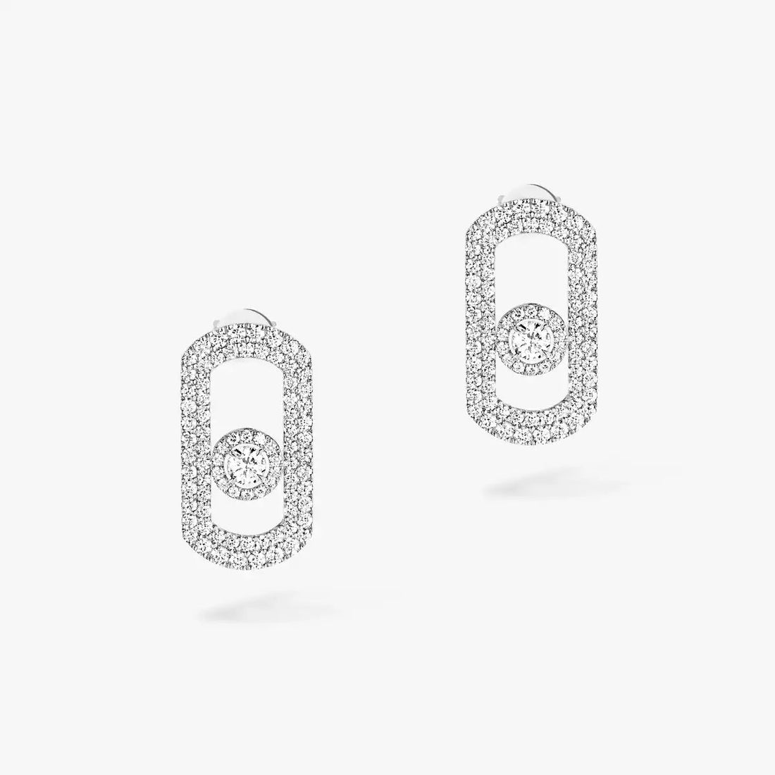 [Super CiCi]So Move Pave_-Set Diamond Earrings in Silver