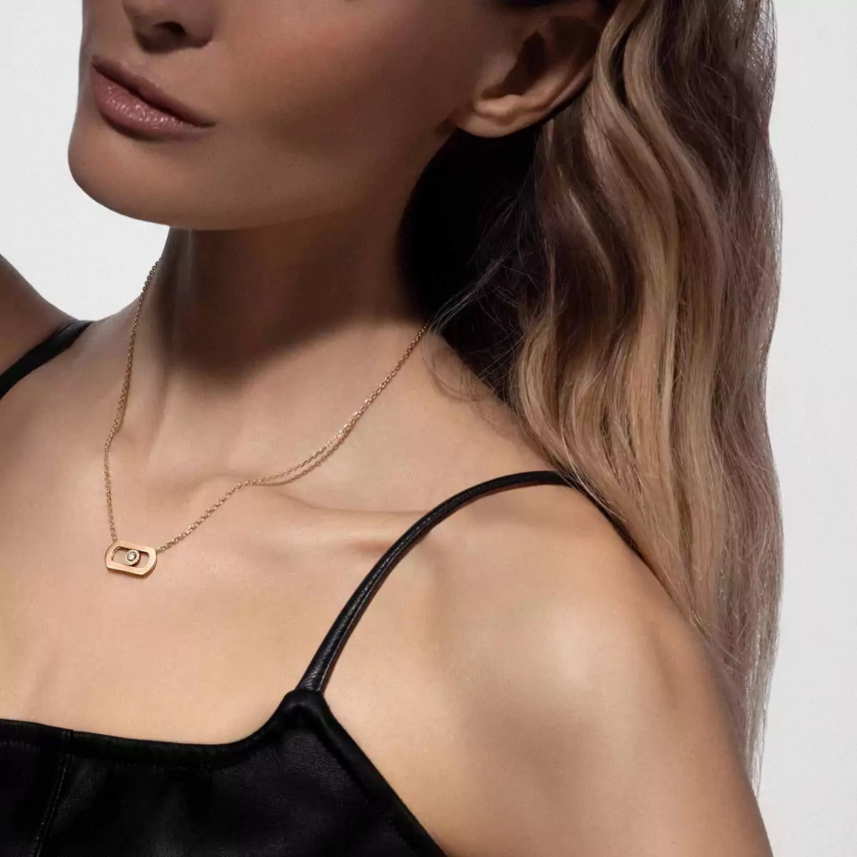 [Super CiCi]So Move Diamond Necklace in Gold