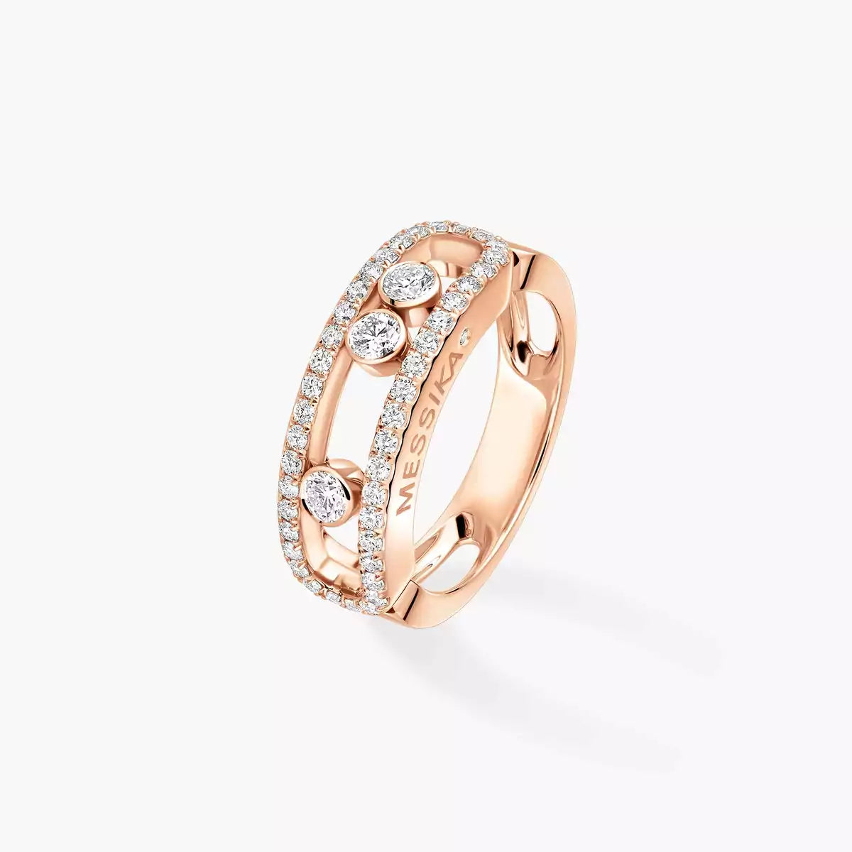 [Super CiCi] Move Diamond Pave Ring