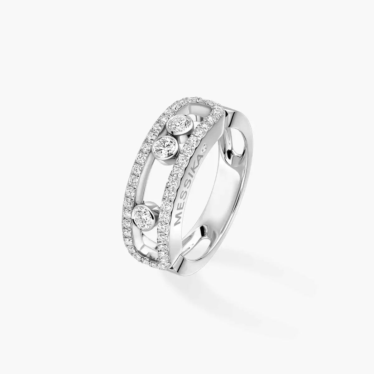 [Super CiCi] Move Diamond Pave Ring