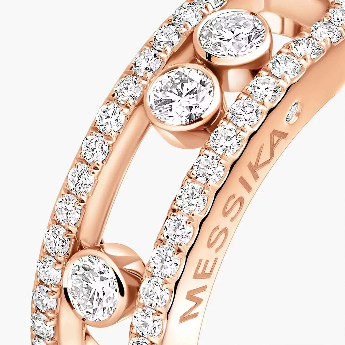 [Super CiCi] Move Diamond Pave Ring