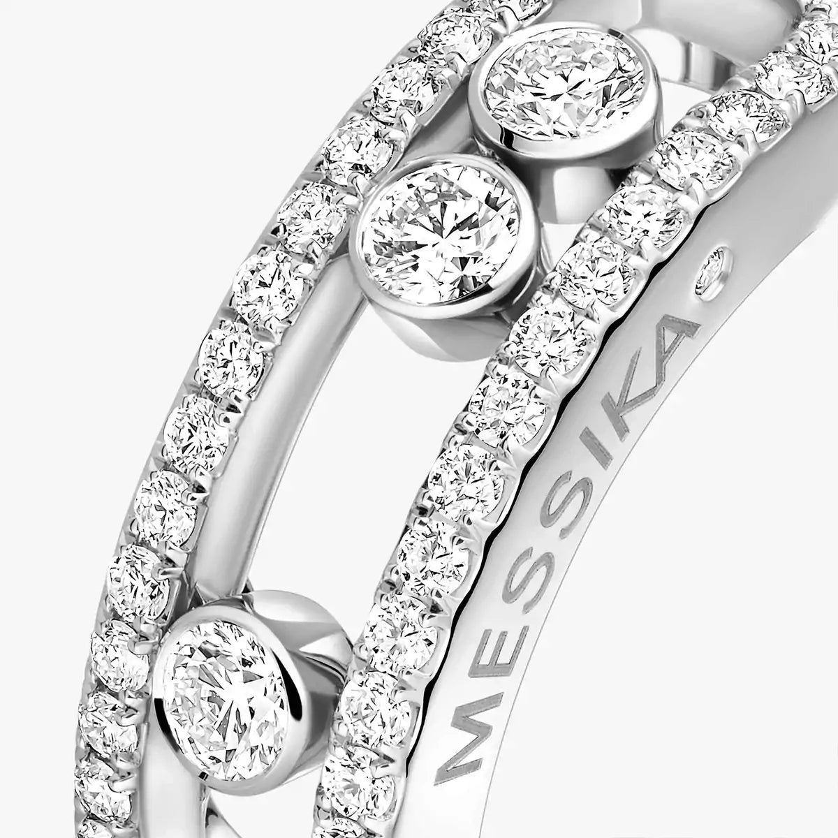 [Super CiCi] Move Diamond Pave Ring