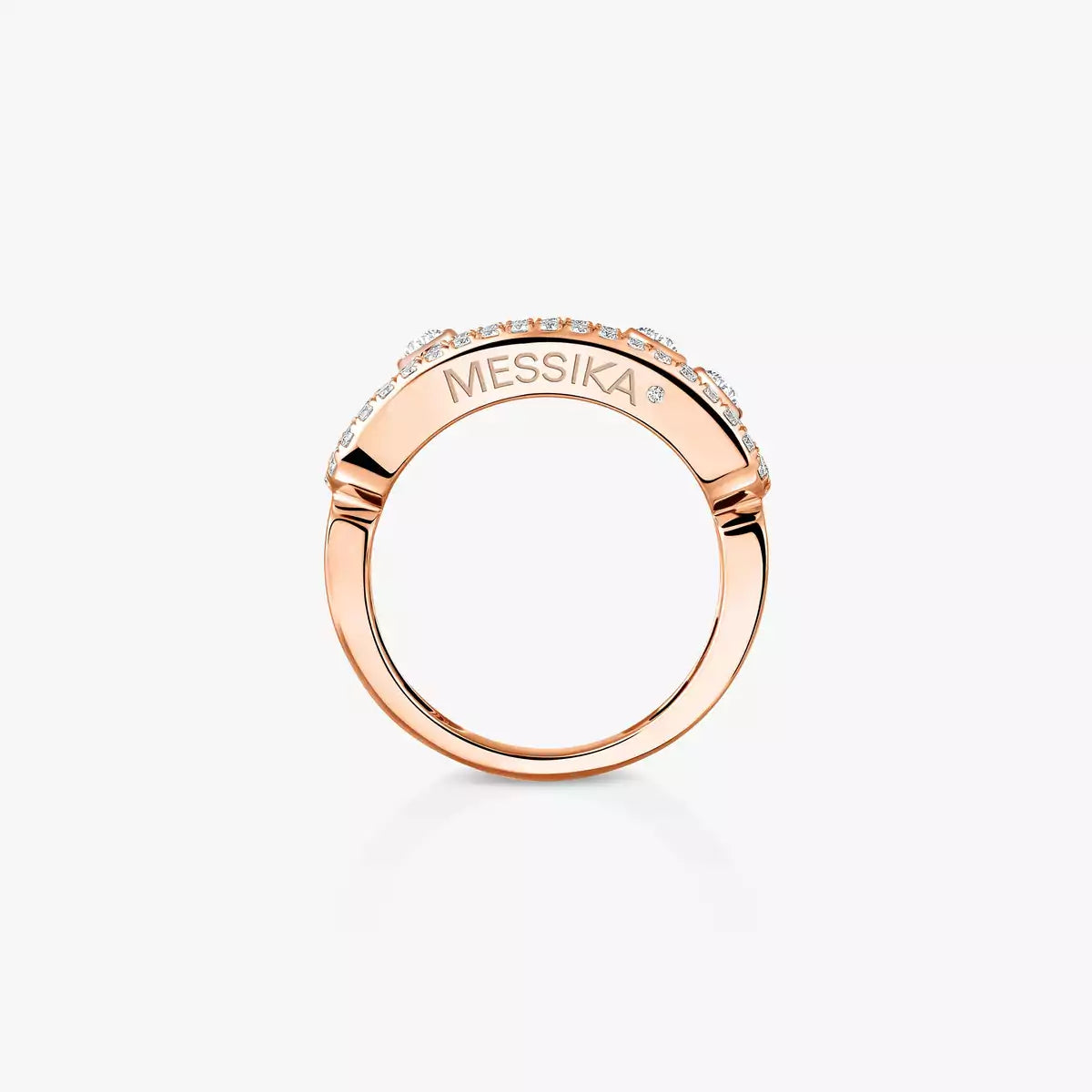 [Super CiCi] Move Diamond Pave Ring