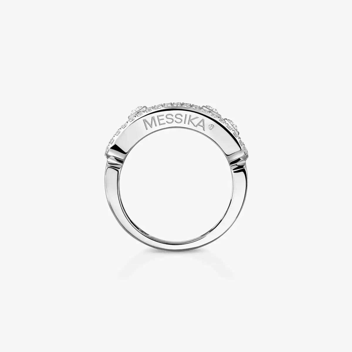 [Super CiCi] Move Diamond Pave Ring