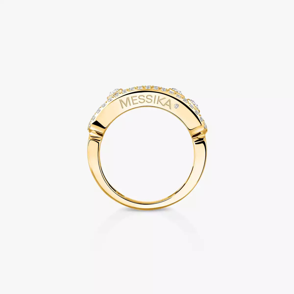 [Super CiCi] Move Diamond Pave Ring