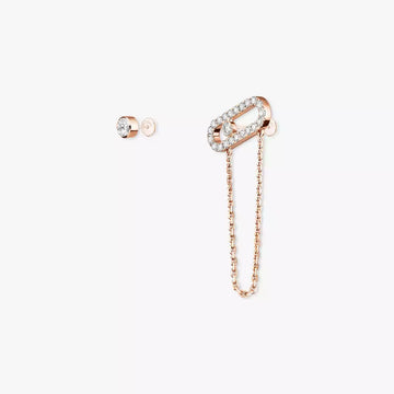 [Super CiCi]Move Uno Diamond Earrings