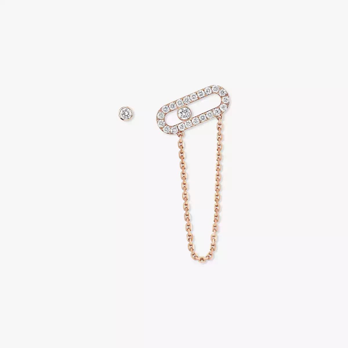 [Super CiCi]Move Uno Diamond Earrings