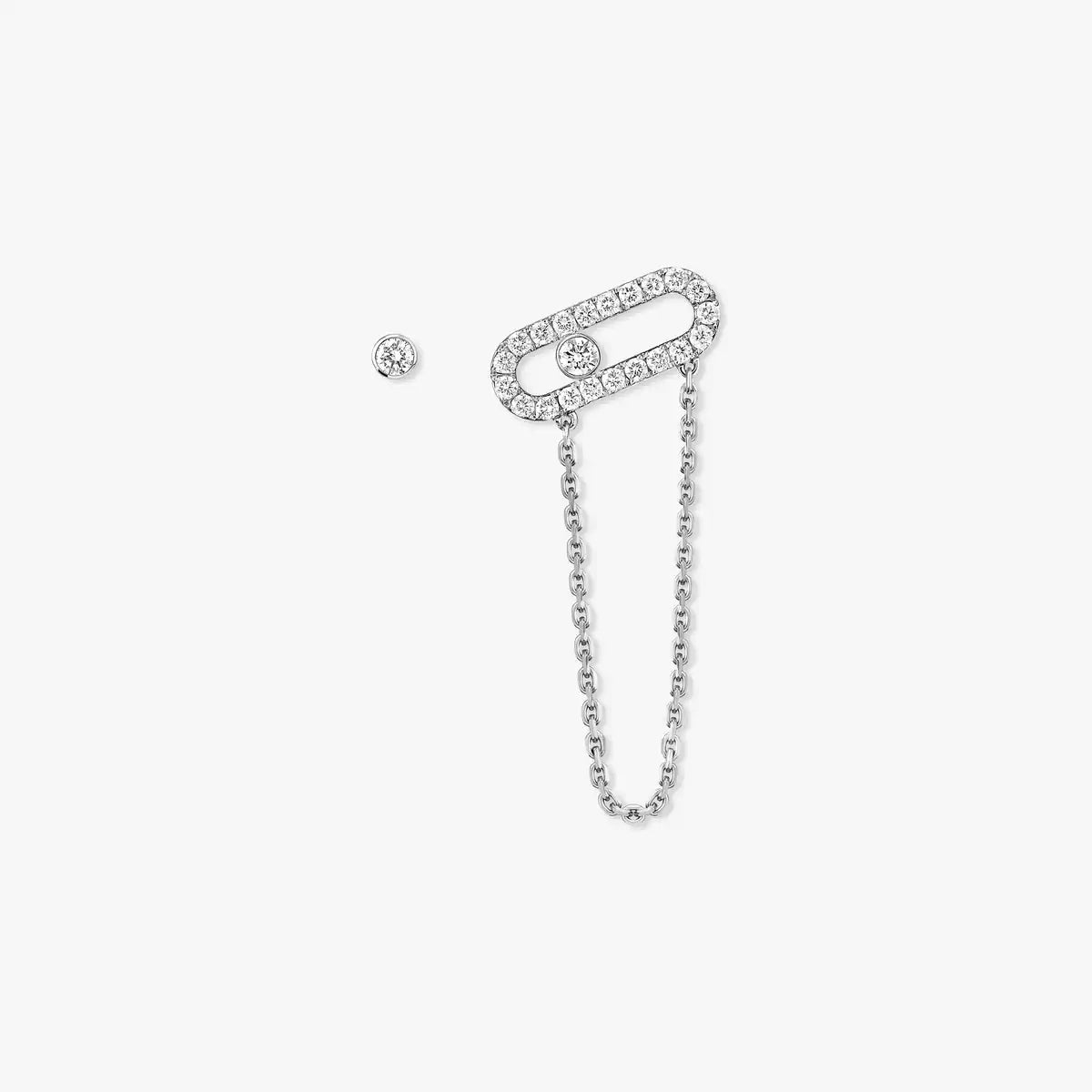 [Super CiCi]Move Uno Diamond Earrings