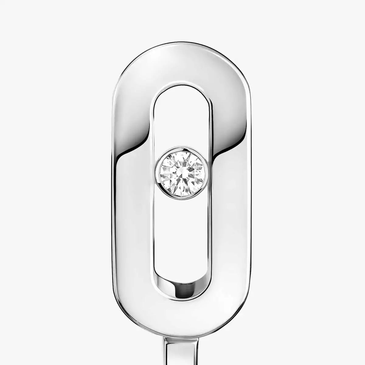[Super CiCi]Diamond Mini Hoop Earrings Move Classique