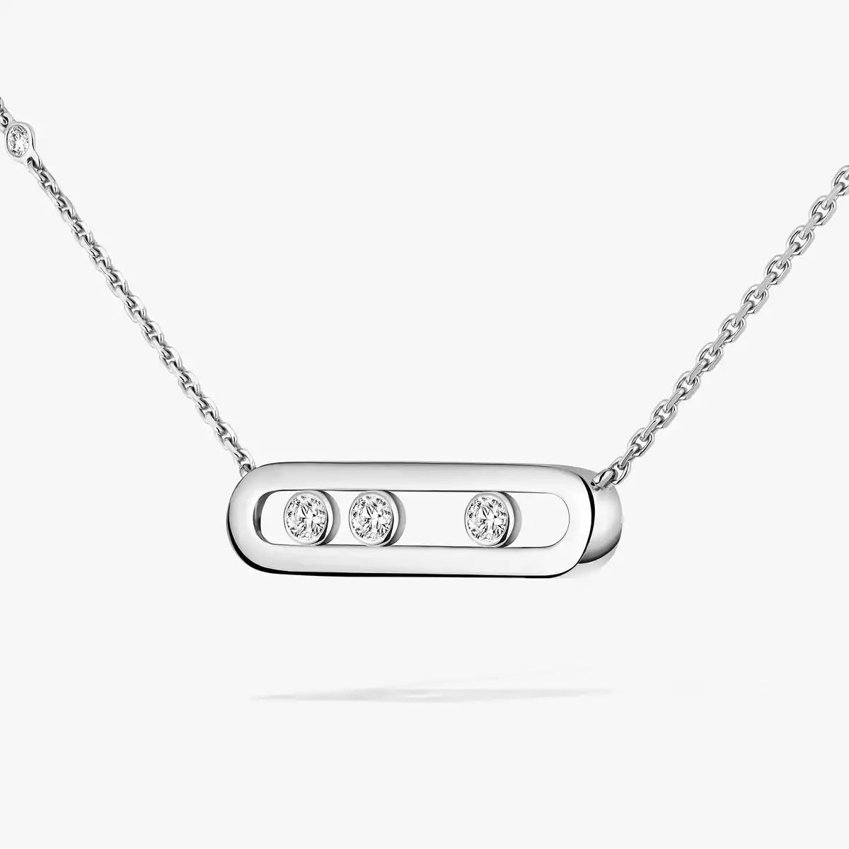 [Super CiCi] Baby Move Gold Diamond Necklace