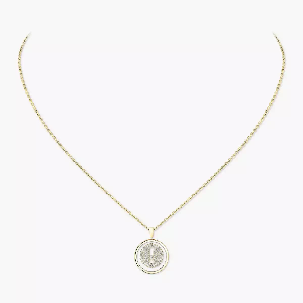 [Super CiCi] Lucky Move Diamond Necklace