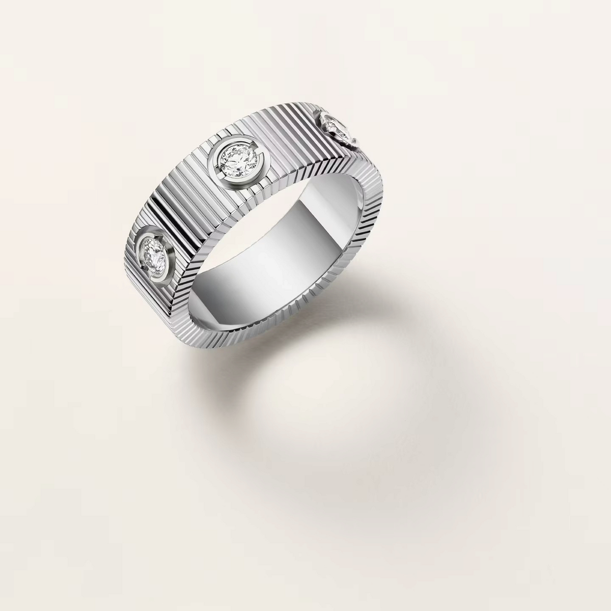 [Super CiCi]LOVE 6.5MM UNLIMITED RING, 6 DIAMONDS