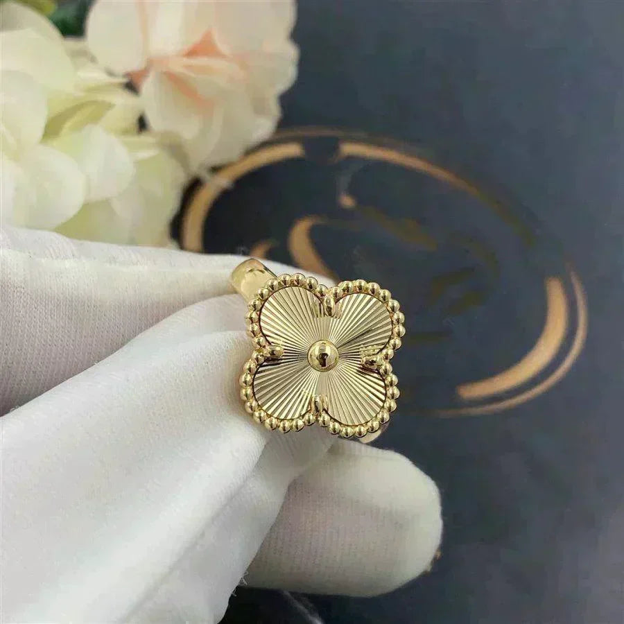 [Super CiCi ]CLOVER GOLD RING